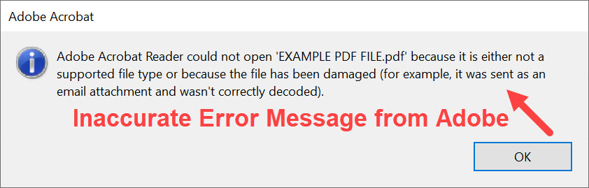 Adobe Reader (false) error message for USB write protected flash drive Adobe Reader (false) error message for USB write protected flash drive
