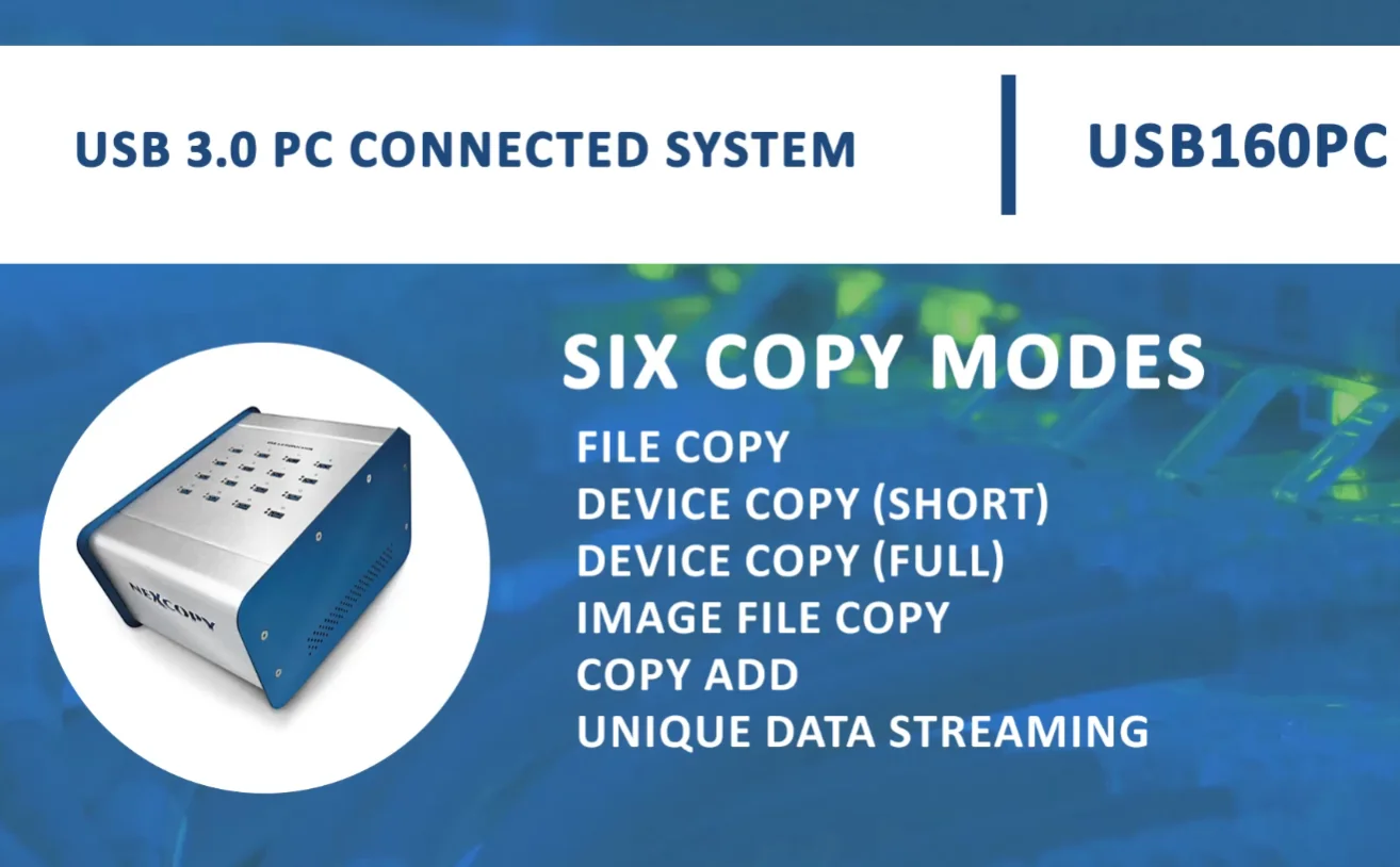 USB160PC 16 Target USB 3.0 High Speed Duplicator | Nexcopy
